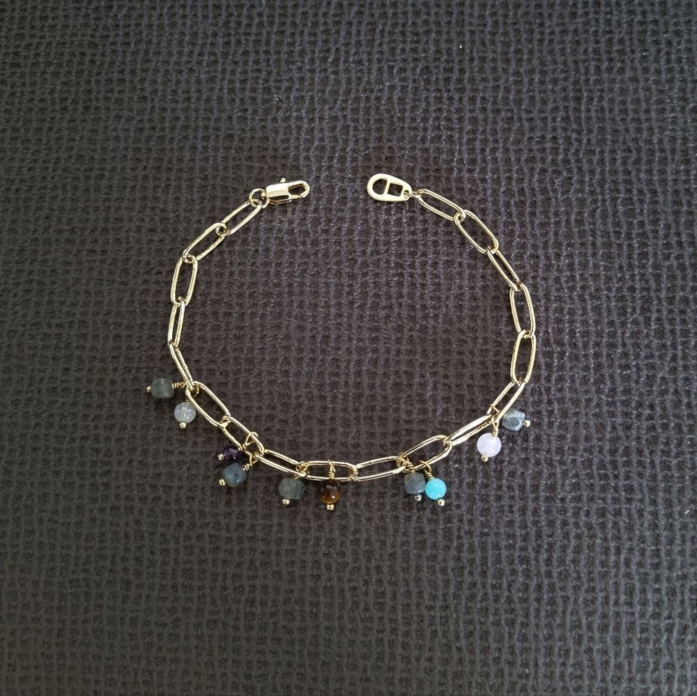 ✨️HP✨️ Luna🌙 Norte Multiple Gemstone Bead Bracelet - NIB - Picture 16 of 16